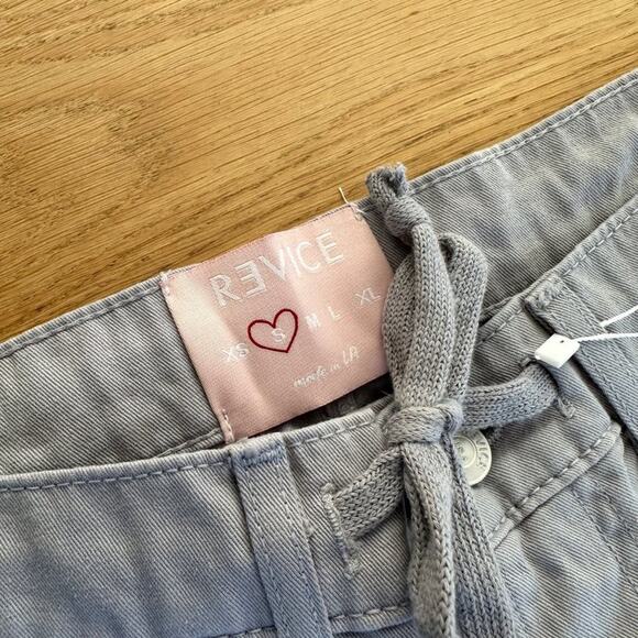 Revice Denim - The Maverick  /  Titanium Sky Parachute Pants in Gray - Picture 3 of 7